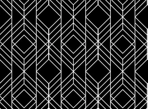 Vector seamless geometric pattern Stock Illustration