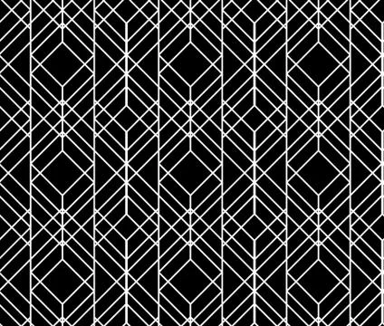 Vector seamless geometric pattern Stock Illustration