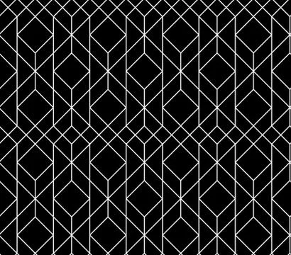 Vector seamless geometric pattern Stock Illustration