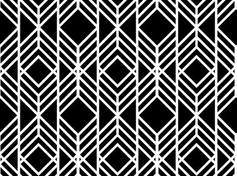 Vector seamless geometric pattern Stock Illustration
