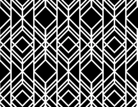 Vector seamless geometric pattern Stock Illustration