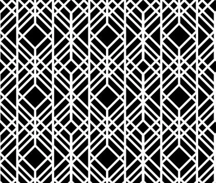 Vector seamless geometric pattern Stock Illustration