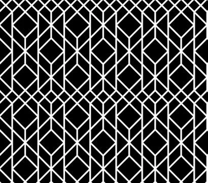 Vector seamless geometric pattern Stock Illustration