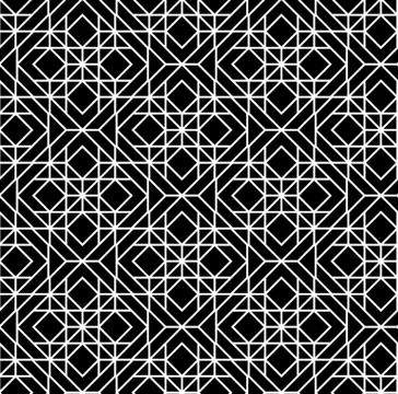 Vector seamless geometric pattern Stock Illustration