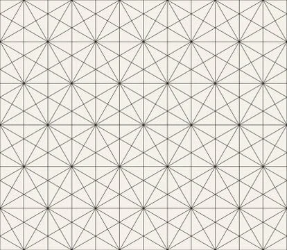 Vector seamless geometric pattern. Modern stylish abstract texture. Simple mono イラスト素材