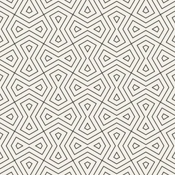 Vector seamless geometric pattern. Modern simple abstract texture. Repeating イラスト素材