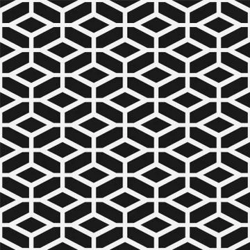 Vector seamless geometric pattern. Modern grid simple texture. Repeating Stock Illustration