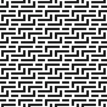 Vector seamless geometric pattern. Modern techno striped texture. Repeating Иллюстрация