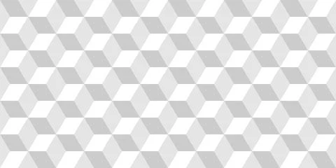 Vector seamless geometric pattern. Modern cubes repeatable background イラスト素材