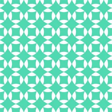 Vector seamless geometric pattern. Monochrome green elements Stock Illustration