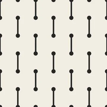 Vector seamless geometric pattern - monochrome repeatable background. Beige Stock Illustration