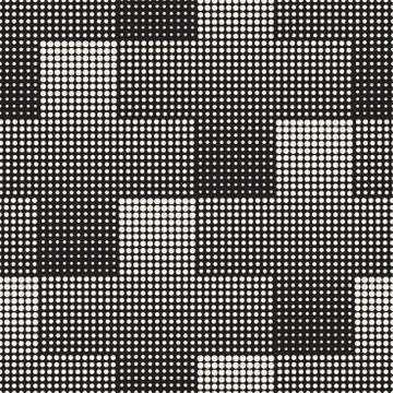 Vector Seamless Geometric Pattern. Regular Tiled Ornament. Cross Tilig Abstra Stock Illustration