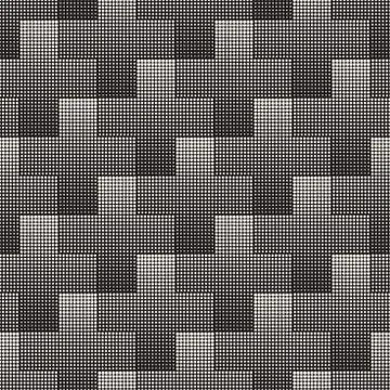 Vector Seamless Geometric Pattern. Regular Tiled Ornament. Cross Tilig Abstra Stock Illustration