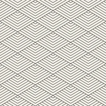 Vector seamless geometric pattern. Repeating lattice background. Modern sty.. Stock Illustration