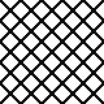 Vector seamless geometric pattern - simple grid texture 스톡 일러스트