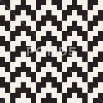 Vector seamless geometric pattern. Simple abstract lines lattice. Repeating Stockillustratie