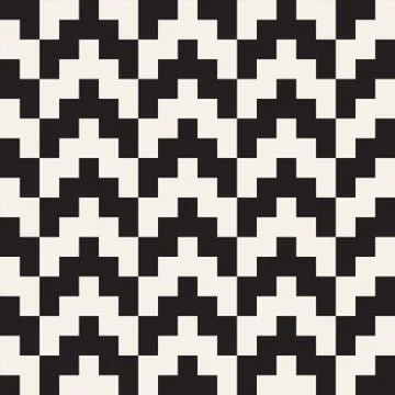 Vector seamless geometric pattern. Simple abstract lines lattice. Repeating Stock Illustration