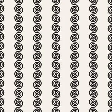 Vector seamless geometric pattern. Simple abstract lines lattice. Repeating Illustrazione stock