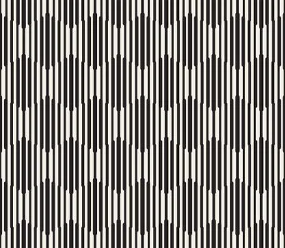 Vector seamless geometric pattern. Simple abstract lines lattice. Repeating Stock Illustration