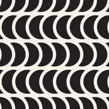 Vector seamless geometric pattern. Simple abstract lines lattice. Repeating Stock Illustration