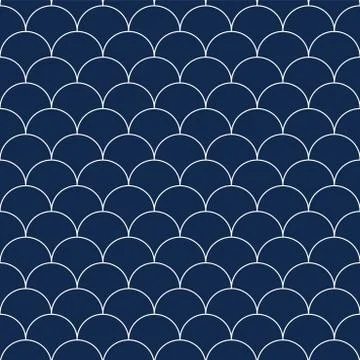 Vector seamless geometric pattern - simple design, decorative texture Stock Illustration