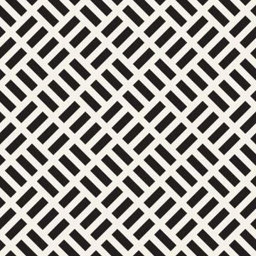 Vector seamless geometric pattern. Simple irregular lines lattice. Repeating  Illustrazione stock