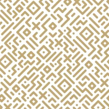 Vector seamless geometric pattern - striped design. Trendy digital background Stockillustratie