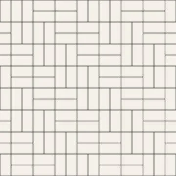 Vector seamless geometric pattern. Stylish striped ornament. Simple linear Stock Illustration