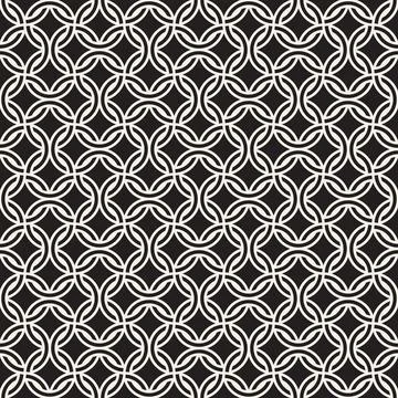 Vector seamless geometric pattern. Stylish abstract background. Repeating int イラスト素材