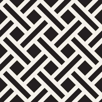Vector seamless geometric pattern. Stylish abstract background. Repeating int Illustrazione stock