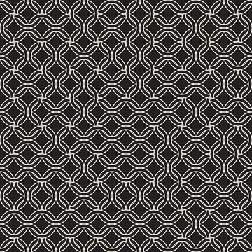 Vector seamless geometric pattern. Stylish abstract background. Repeating int Stock Illustration
