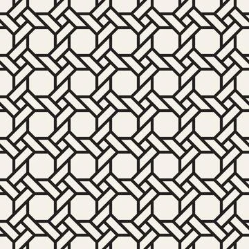 Vector seamless geometric pattern. Stylish abstract background. Repeating int イラスト素材