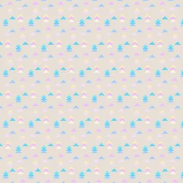 Vector seamless geometric pattern with triangles Illustrazione stock