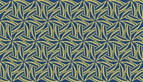 Vector seamless geometric pattern. Triangles curved line. For wallpaper, pres Illustrazione stock