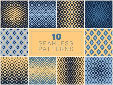 Vector Seamless Geometric Rhombus Halftone Pattern Illustrazione stock