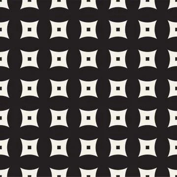 Vector Seamless Geometric Rounded Lines Pattern. Abstract Geometric Backgro.. Stockillustratie