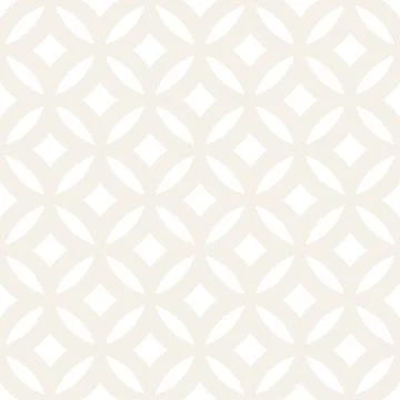 Vector Seamless Geometric Rounded Lines Pattern. Abstract Geometric Backgro.. Stock Illustration