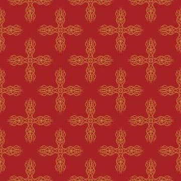 Vector Seamless Geometry Pattern for Postcards, wallpaper, web background, Pr 스톡 일러스트