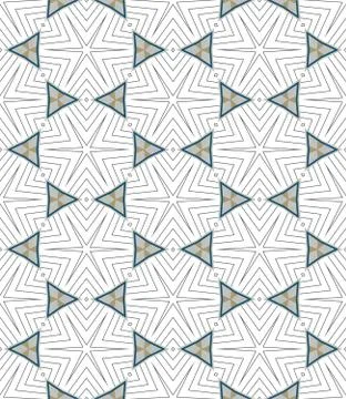 Vector Seamless Geometry Pattern for Postcards, wallpaper, web background, Pr Stock Illustration