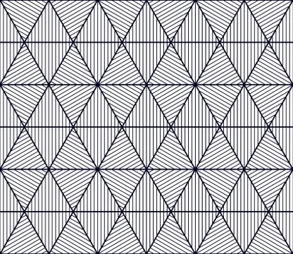 Vector Seamless Geometry Pattern for Postcards, Print and fabric 库存插图