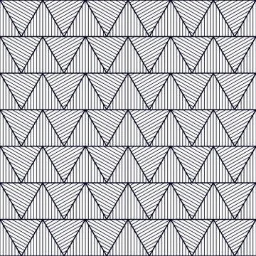 Vector Seamless Geometry Pattern for Postcards, Print and fabric 库存插图