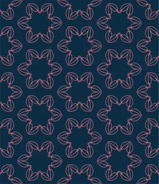 Vector Seamless Geometry Pattern for Postcards, Print and fabric Illustrazione stock