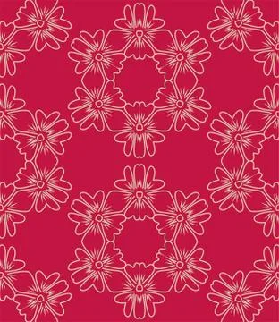 Vector Seamless Geometry Pattern for Postcards, Print and fabric 库存插图