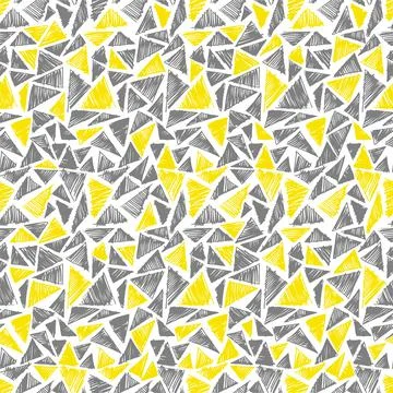 Vector seamless geometry pattern of triangles 库存插图