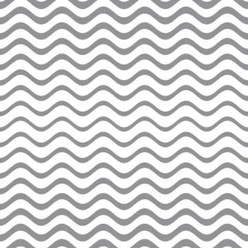 Vector seamless gradient wavy line pattern イラスト素材