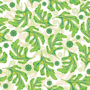 Vector seamless graphical artistic fantasy pattern Stock Illustration