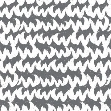 Vector seamless grey and white pattern Stock Illustration