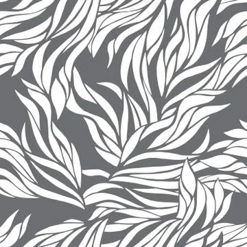 Vector seamless grey and white pattern Stock Illustration
