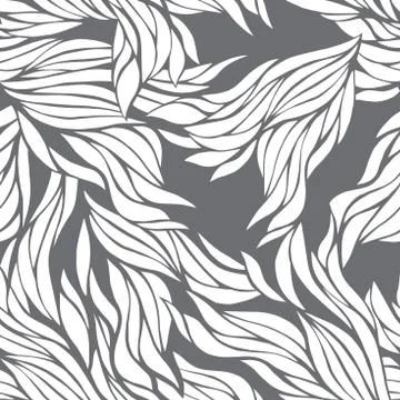 Vector seamless grey and white pattern Stock Illustration