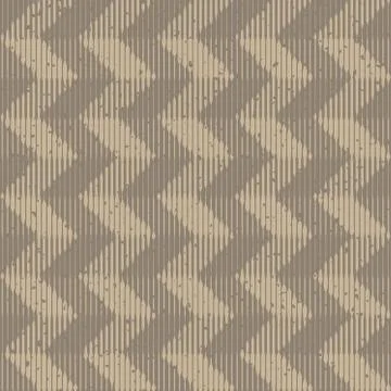 Vector Seamless Grey Hand Drawn Engraving Chevron Lines Retro Grunge Pattern Illustrazione stock